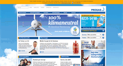 Desktop Screenshot of progas.de