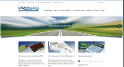 Desktop Screenshot of progas.com.au