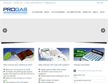 Tablet Screenshot of progas.com.au
